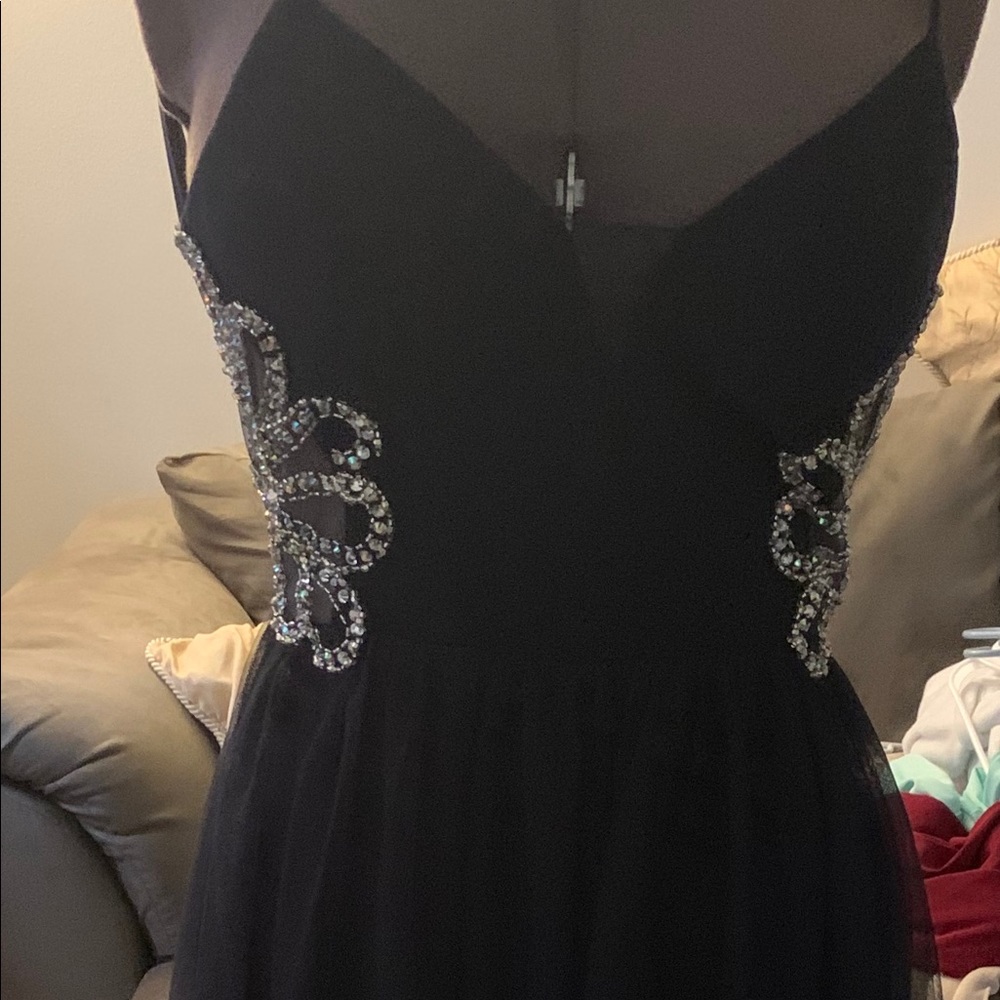 Navy Blue Glam PROM dress